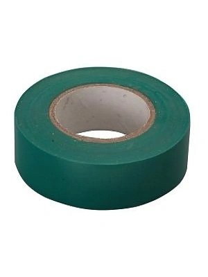 Изолента зеленая ПВХ 15мм х 10м 