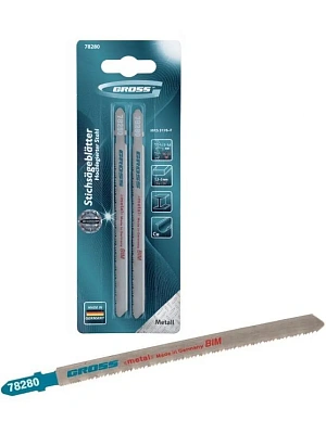 Полотна для электролобзика по металлу 110х1,5-3 мм (3176) GROSS (упак.2шт)