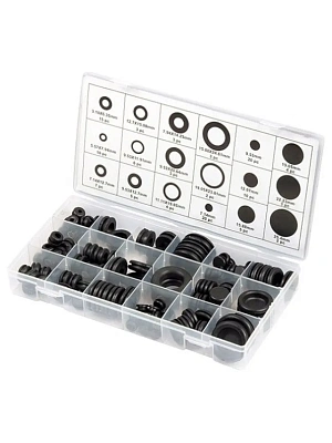 Набор сальников D 6,35-25,4 мм, 125 предметов Сибртех