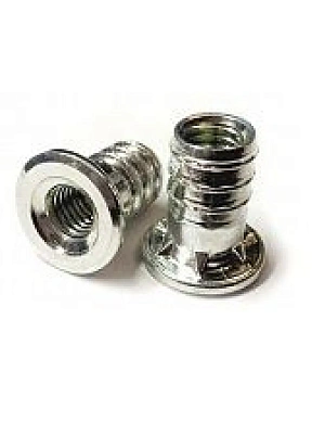 Втулка забивная с плоским фланцем М 6х14 мм оцинк