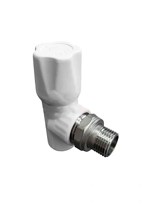 Вентиль ППР для радиатора 20х1/2", угловой Valfex
