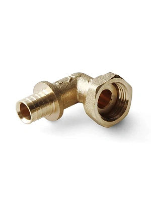 Угольник аксиальный с накидной гайкой 16х1/2"