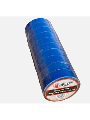 Изолента синяя ПВХ 19мм х 20м LASTING TOOLS