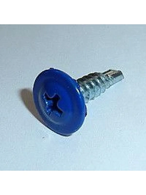 Саморезы с п/ш сверло 4,2х13 5005 синие (упаковка 1000шт.) POWER FASTEN