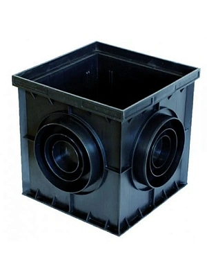 Дождеприемник пластиковый 300х300 (пустой) Аквасток