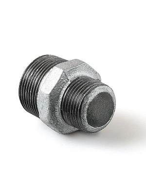 Ниппель к/ч оцинкованный переходной  20х15 (3/4"х1/2") AQUA LIFE