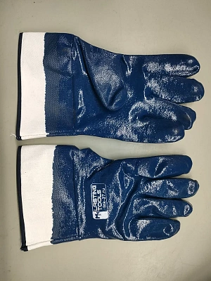 Перчатки рабочие из трикотажа, с нитриловым обливом, манжет ХL LASTING TOOLS