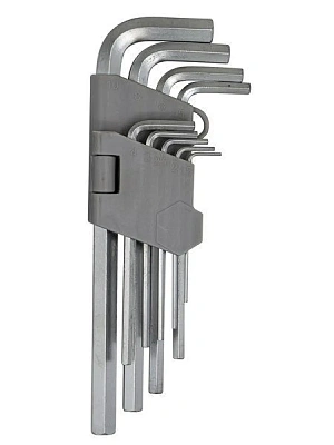 Набор ключей имбусовых HEX 1,5-10 мм (9шт.) удлиненных