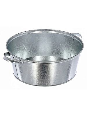 Таз круглый 13 л оцинкованный