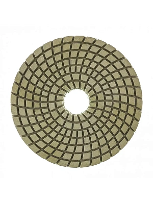 Круг алмазный шлифовальный гибкий 100мм Р 50 (АГШК/черепашка) мокрое шлиф.