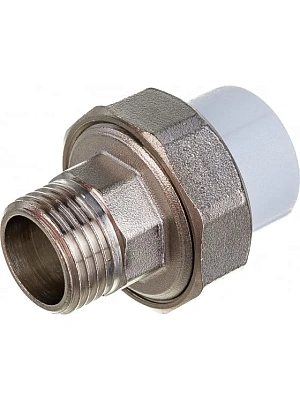 Муфта ППР разборная с наружней резьбой 20х1" Valfex