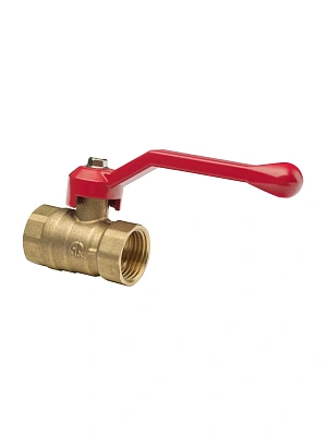 Кран шаровый лат муфт г/г рычаг 11б27п1 Ду 15