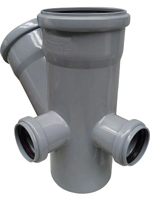 Крестовина двухплоскостная 110х110х45ºх50х50 (правая+тыл)