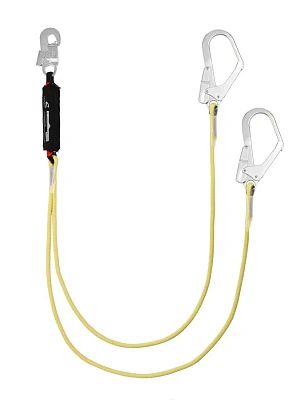 Строп огнеупорный веревочный двойной нерегулируемый с амортизатором аВД+К25 (Ог, вар. 2)