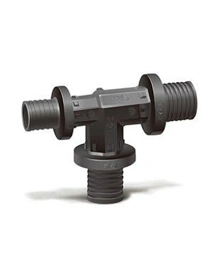 Тройник аксиальный переходной 16х20х16