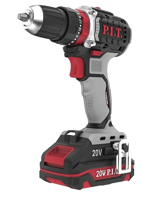 Дрель-шуруповерт аккумуляторная ударная P.I.T. PSB20H-10C/1, 20В, 40Нм, 1х2.0 Ач,ЗУ