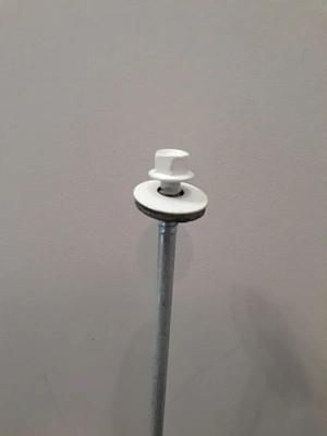 Саморезы для сэндвич-панелей RAL 9003 6,3x160 (упаковка 200шт.) POWER FASTEN