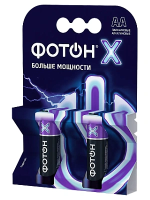 Элемент питания ФОТОН-Х АА 1.5V LR6 ОР2 (упаковка 2шт.)