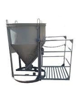 Бадья для бетона БН 1,0 м³ лоток + воронка + люлька монолитчика