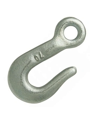 Крюк с открытым зевом  7 мм (280 кг)/1120 кг на разрыв