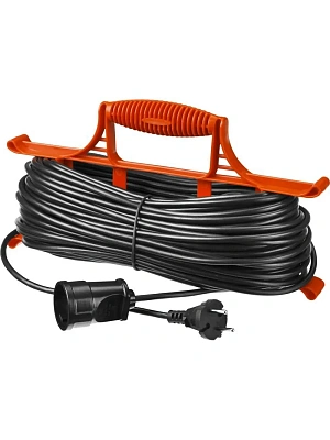 Удлинитель электр. на рамке 1 розетка ПВС 2х0,75 50м 10А 2200Вт, IP20 