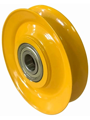 Ролик 140 мм, трос 4,5-5,6 мм, г/п 1,0 тн с подшипником