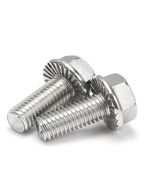 Болт шестигр.гол. с фланцем и зазубр. DIN 6921 А2 НЕРЖАВЕЙКА  5,0х10