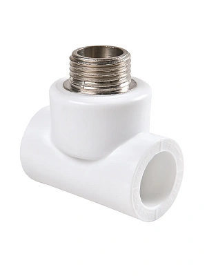 Тройник ППР с наружной резьбой 32х1/2"х32 РВК