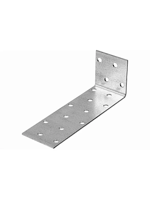 Уголок крепежный  40х120х60, универс.перф., оцинк. (допустимое отклонение +/- 5мм)