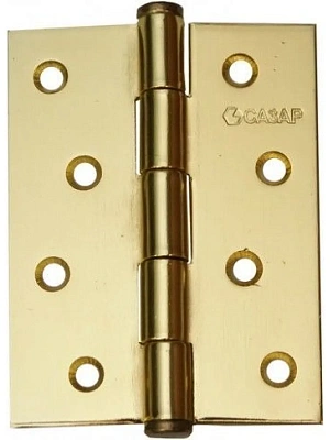 Петля универс. 4"х3"х2,5мм (100х75мм) золото САЗАР