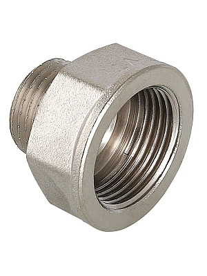 Переходник никелированный 15х10 г/ш (1/2"x3/8") AQUA LIFE