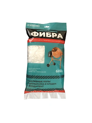 Фибра полипропиленовая CemFibra, пакет 600г