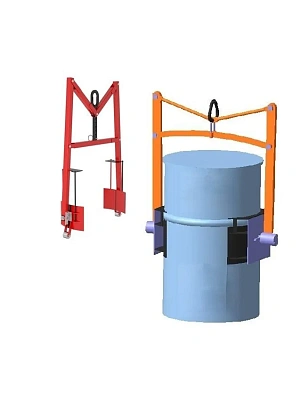 Захват для бочек (вертик. подъем и переворот) 0,15 тн 4 ЗСК 7