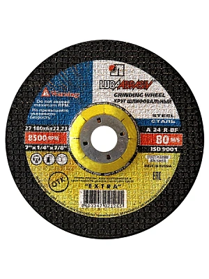 Круг абразивный зачистной 22.23х6,0х180мм ЛУГА металл