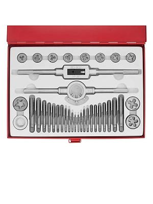 Набор метчиков и плашек М3-М16, 36 предметов MATRIX