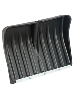 Лопата снегоуборочная пластик 500х375мм (500х390мм), без черенка, с планкой