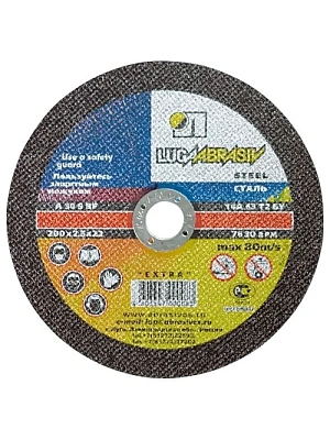 Круг отрезной по металлу 115х1,6х22мм ЛУГА мет.+ нерж. сталь