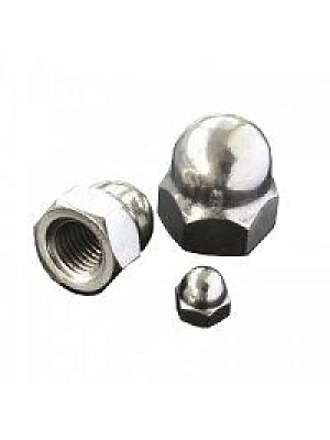 Гайка колпачковая оцинкованная DIN 1587 М 4 POWER FASTEN