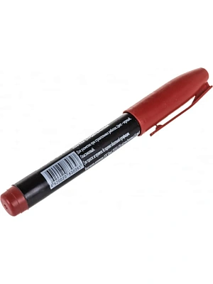 Перманентный маркер круглый 2мм красный