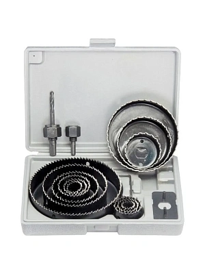 Набор кольцевых пил 19-127 мм по дереву 12 предметов MATRIX