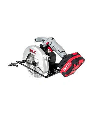 Пила циркулярная (дисковая) аккумуляторная P.I.T. PKS20H-165A/1, 20В, 165мм,1х4.0 Ач, ЗУ