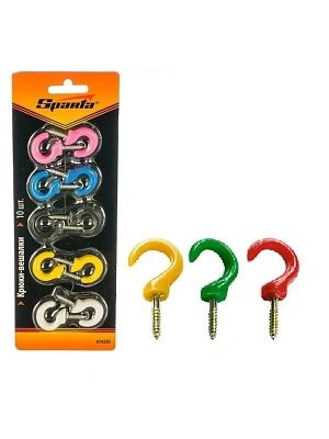 Крюки-вешалки, упаковка 10 шт. Sparta