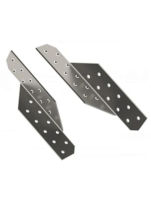 Держатель балки левый, оцинк. 170х40х40 (170х30х30)