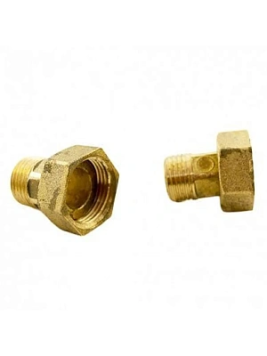 Узел присоединительный Ду15 (пара) к счетчику 