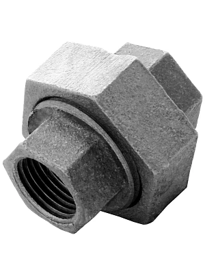 Соединитель прямой к/ч "Американка" г/г Ду  15 (1/2") AQUA LIFE