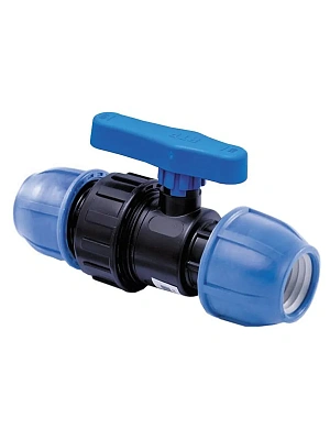 Кран шаровой компрессионный d 20 PN16