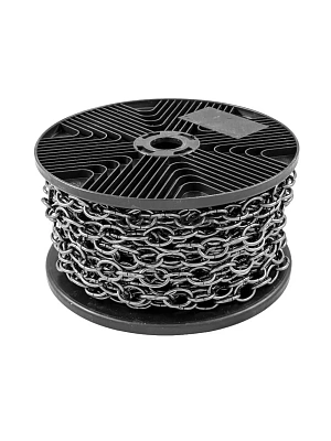 Цепь декоративная "Овальная" 2,8 мм (черная)